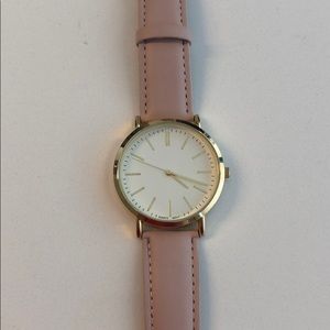 Light Pink & Gold Watch